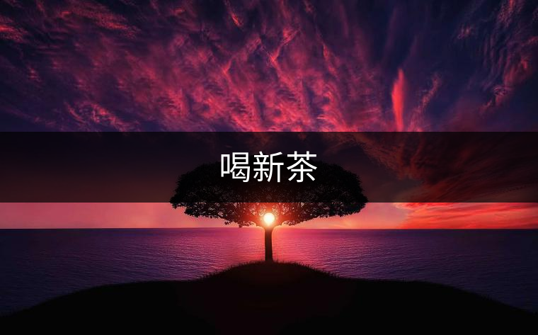 喝新茶 喝新茶