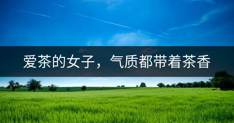 愛(ài)茶的女子，氣質(zhì)都帶著茶香