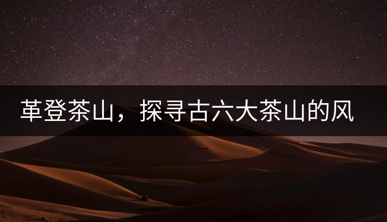 革登茶山，探尋古六大茶山的風(fēng)采