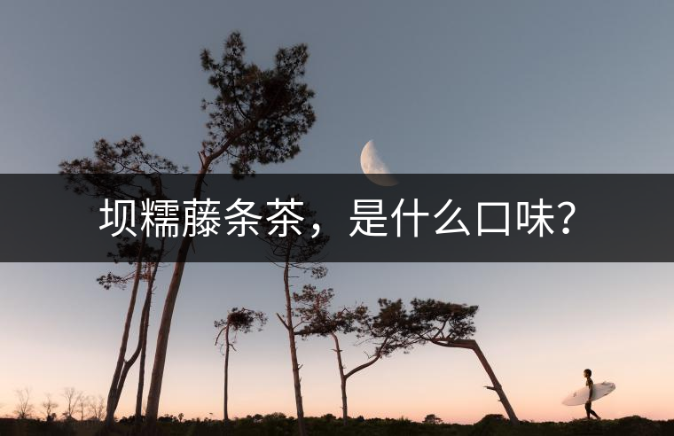 壩糯藤條茶，是什么口味？