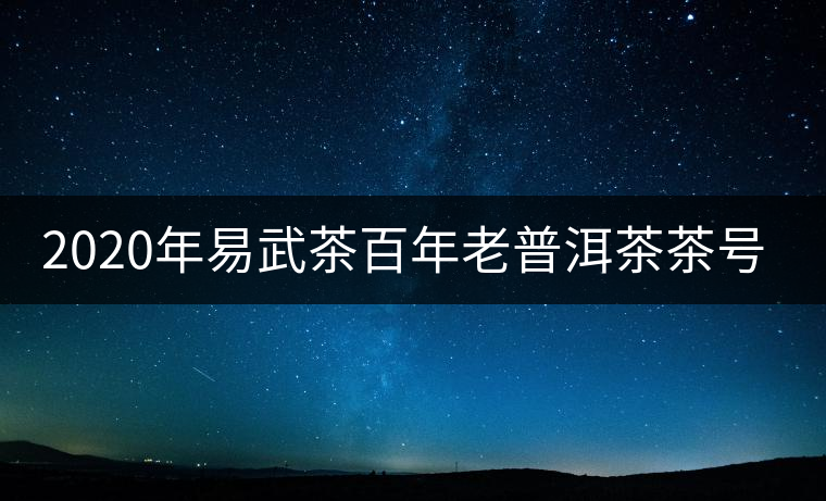 2020年易武茶百年老普洱茶茶號介紹
