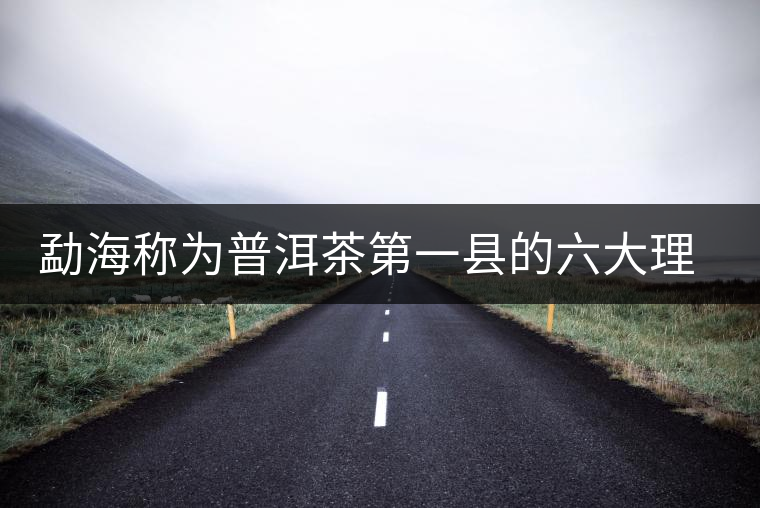 勐海稱(chēng)為普洱茶第一縣的六大理由