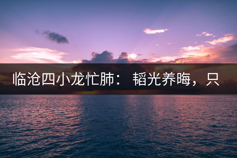 臨滄四小龍忙肺： 韜光養(yǎng)晦，只為綻放！