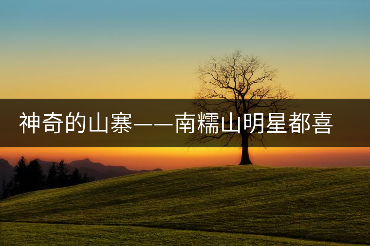 神奇的山寨——南糯山明星都喜歡 神奇的山寨——南糯山明星都喜歡