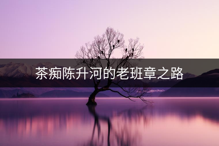 茶癡陳升河的老班章之路 茶癡陳升河的老班章之路