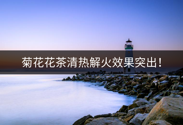 菊花花茶清熱解火效果突出！