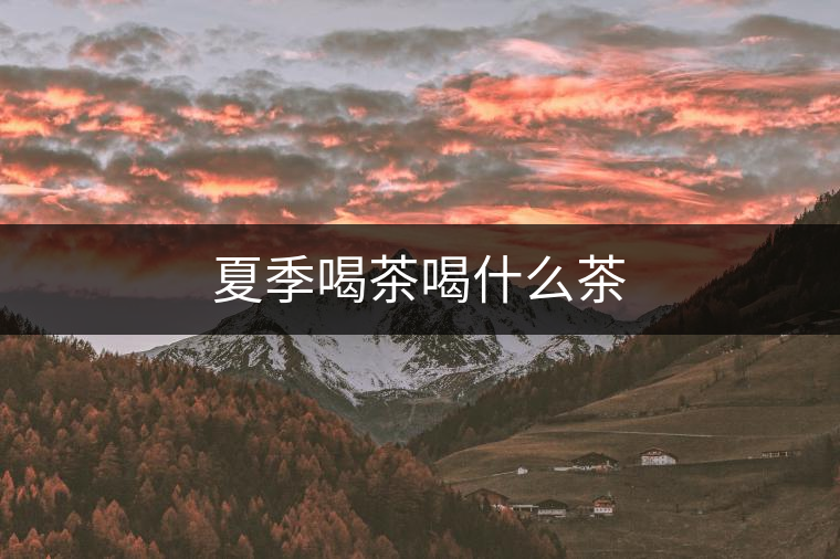 夏季喝茶喝什么茶 夏季喝茶喝什么茶