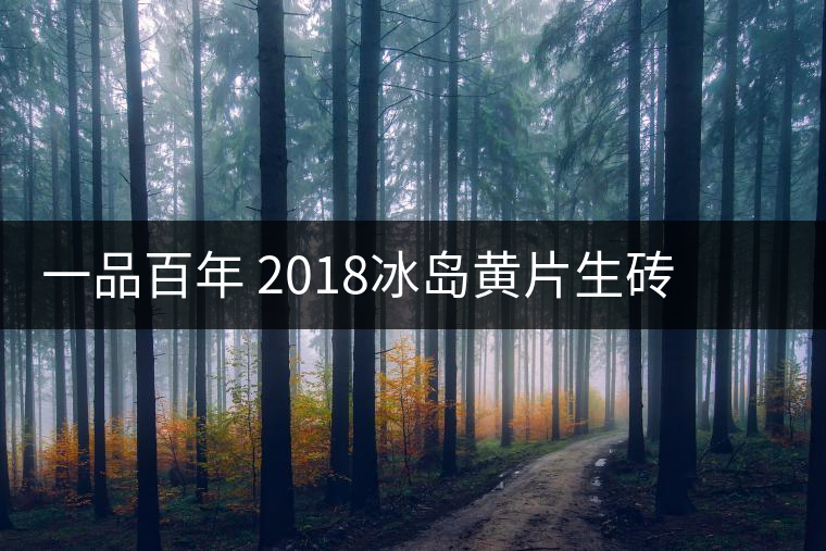 一品百年 2018冰島黃片生磚 是真正的冰島老寨茶嗎？
