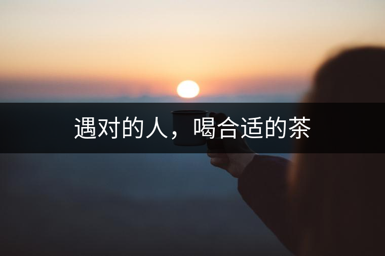 遇對(duì)的人，喝合適的茶