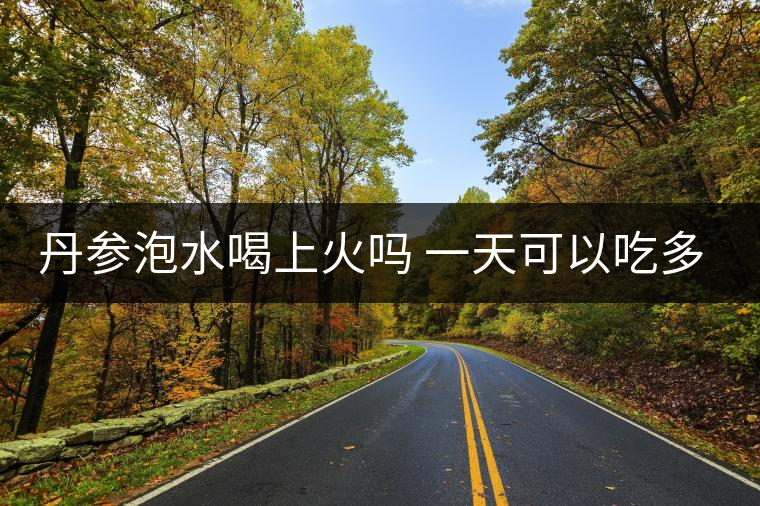 丹參泡水喝上火嗎 一天可以吃多少克？