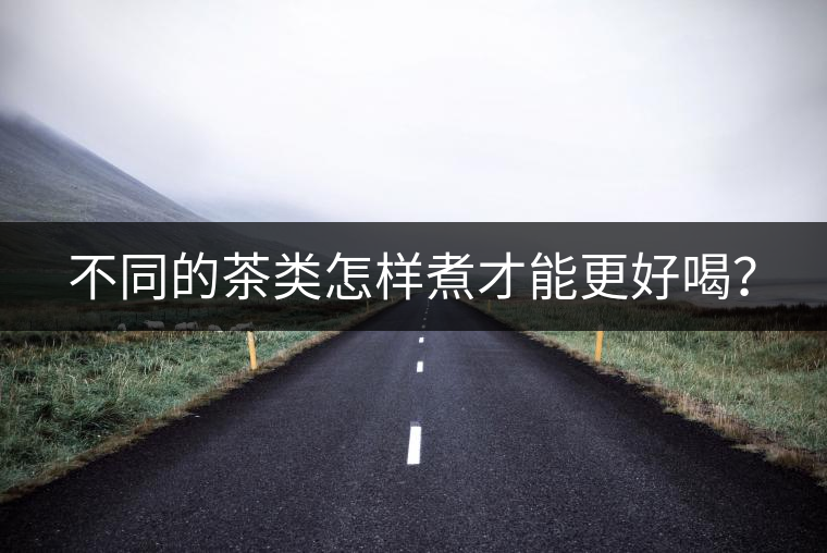 不同的茶類怎樣煮才能更好喝？