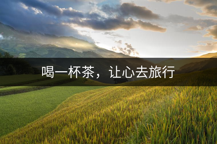 喝一杯茶，讓心去旅行