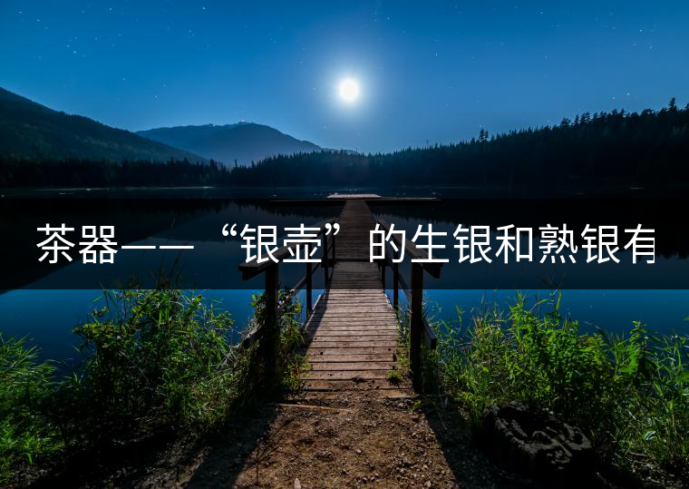 茶器——“銀壺”的生銀和熟銀有什么區(qū)別嗎？