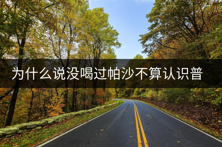 為什么說沒喝過帕沙不算認(rèn)識(shí)普洱茶？