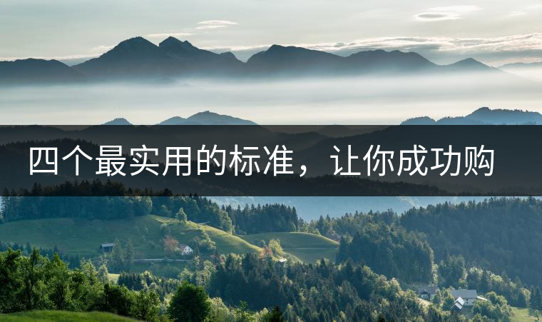 四個最實用的標準，讓你成功購選普洱茶