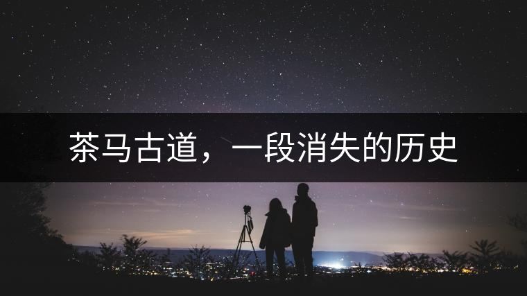 茶馬古道，一段消失的歷史