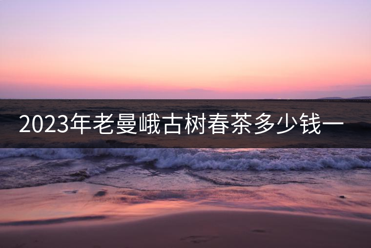 2023年老曼峨古樹春茶多少錢一公斤？