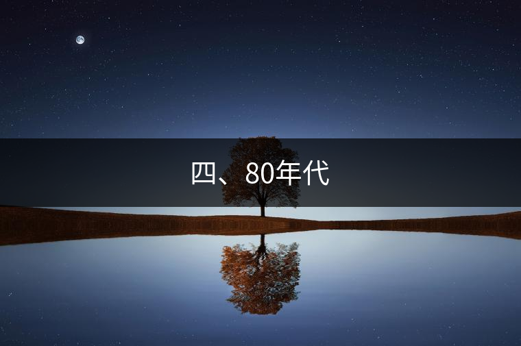 四、80年代