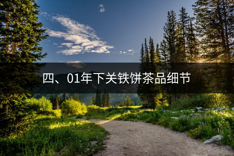 四、01年下關(guān)鐵餅茶品細節(jié)